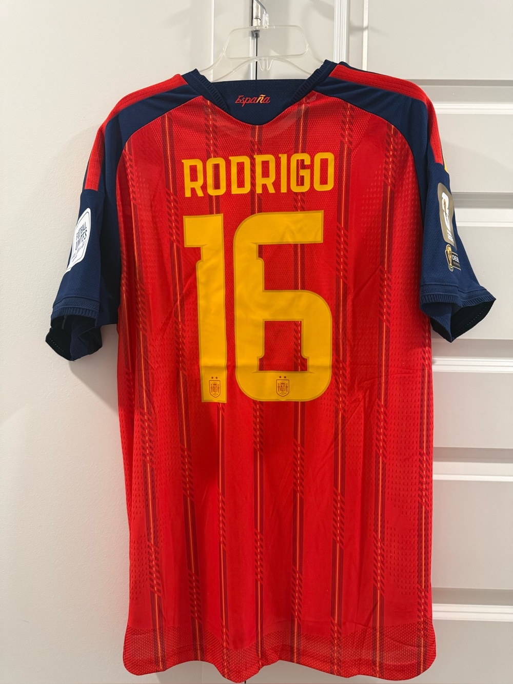 NWT Adidas 2026-27 Spain Rodrigo Away Player Version Soccer Jersey XXL